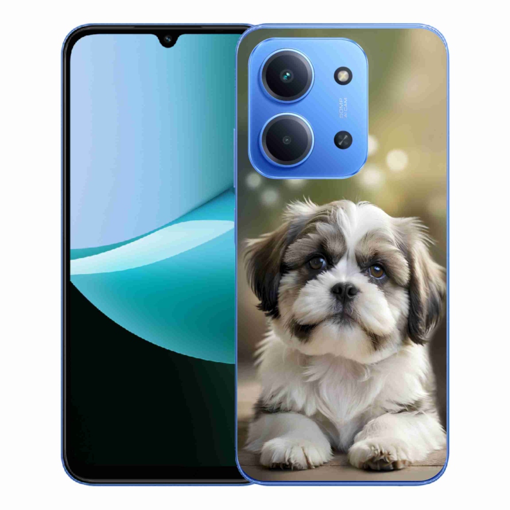 Gélový kryt mmCase na Xiaomi Redmi 15C 173mm - roztomilý shih-tzu