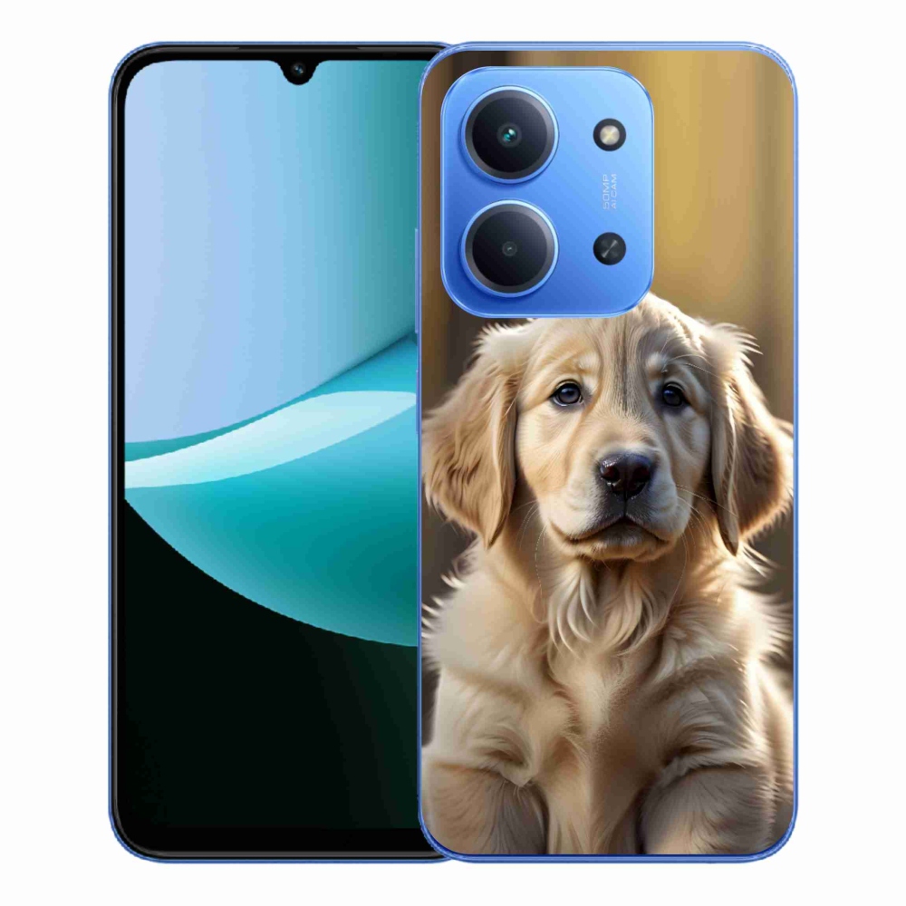 Gélový kryt mmCase na Xiaomi Redmi 15C 173mm - roztomilý zlatý retriever