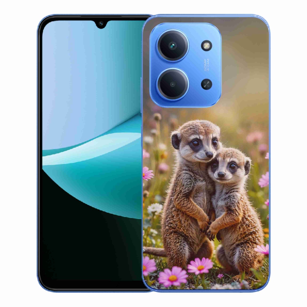 Gélový kryt mmCase na Xiaomi Redmi 15C 173mm - surikatí duo