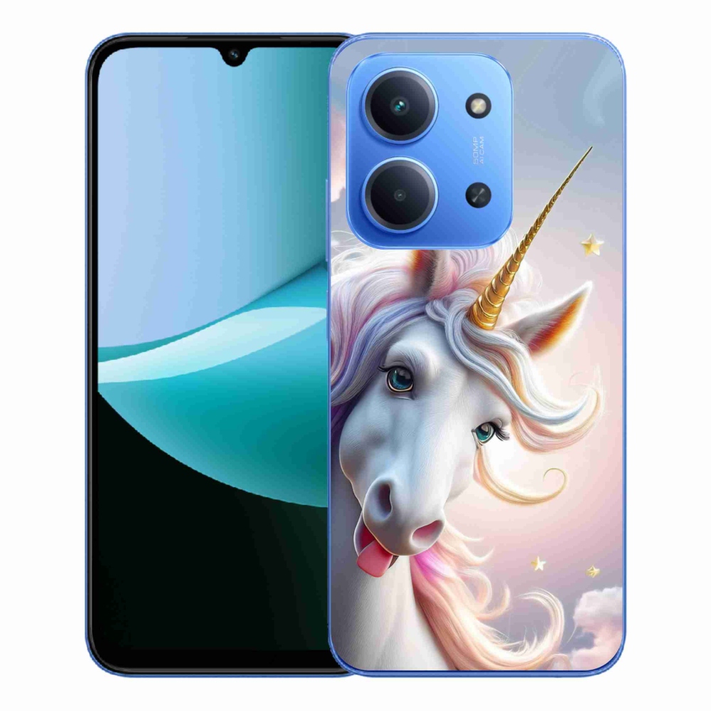 Gélový kryt mmCase na Xiaomi Redmi 15C 173mm - veselý jednorožec