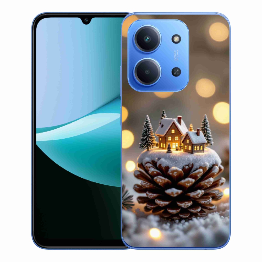 Gélový kryt mmCase na Xiaomi Redmi 15C 173mm - zimná dedinka