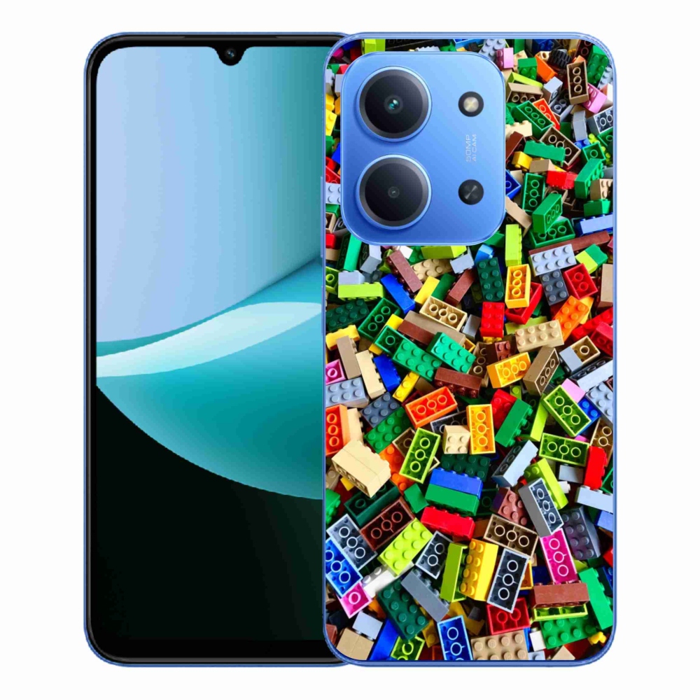 Gélový kryt mmCase na Xiaomi Redmi 15C 4G/5G (173mm) - farebné stavebné kocky