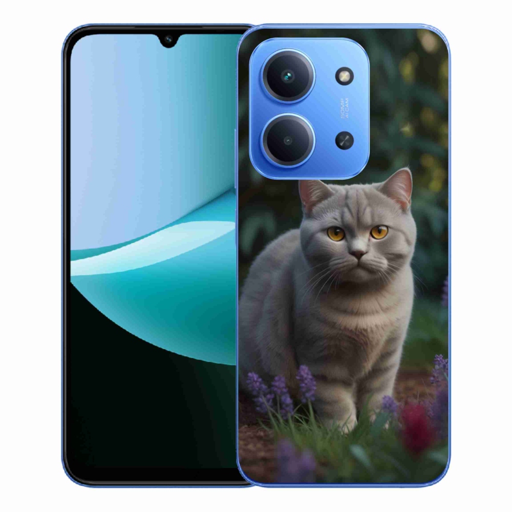 Gélový kryt mmCase na Xiaomi Redmi 15C 4G/5G (173mm) - britská mačka