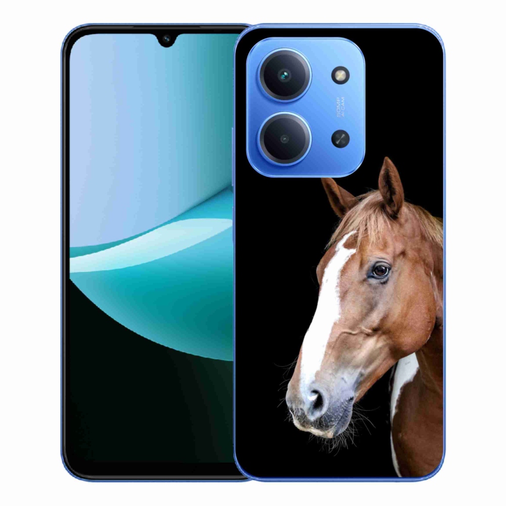 Gélový kryt mmCase na Xiaomi Redmi 15C 4G/5G (173mm) - hnedý kôň 3