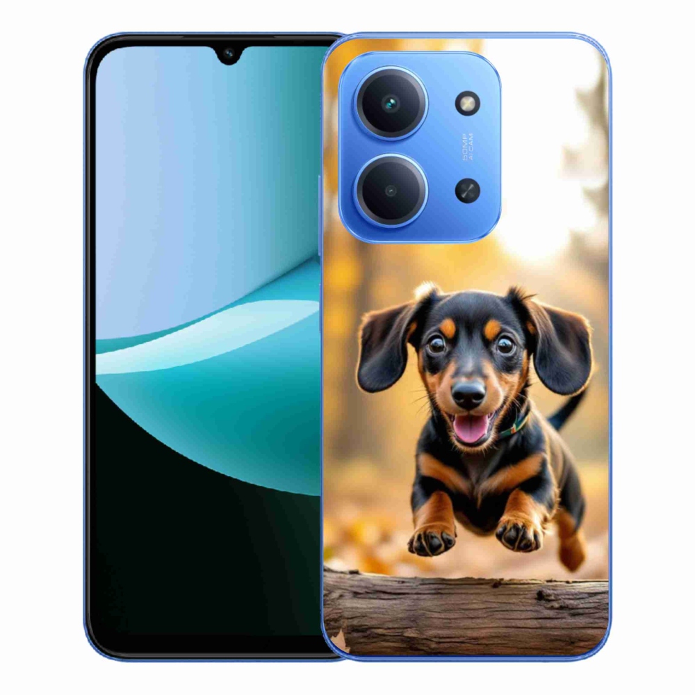 Gélový kryt mmCase na Xiaomi Redmi 15C 4G/5G (173mm) - jazvečík 2