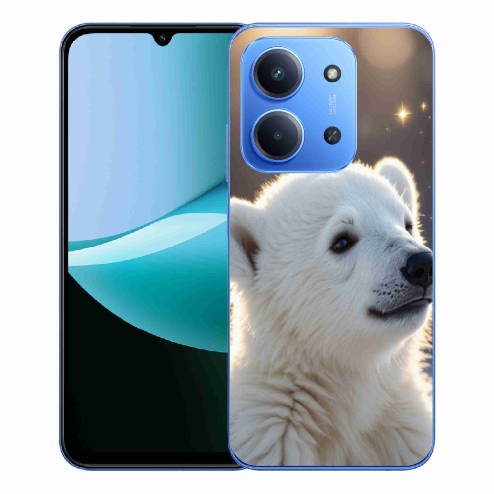 Gélový kryt mmCase na Xiaomi Redmi 15C 4G/5G (173mm) - ľadový medveď