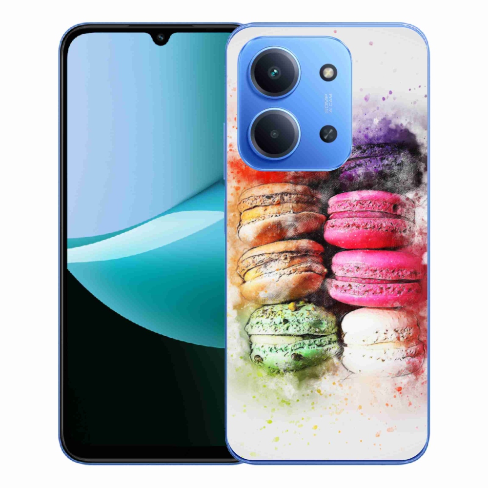 Gélový kryt mmCase na Xiaomi Redmi 15C 4G/5G (173mm) - makrónky