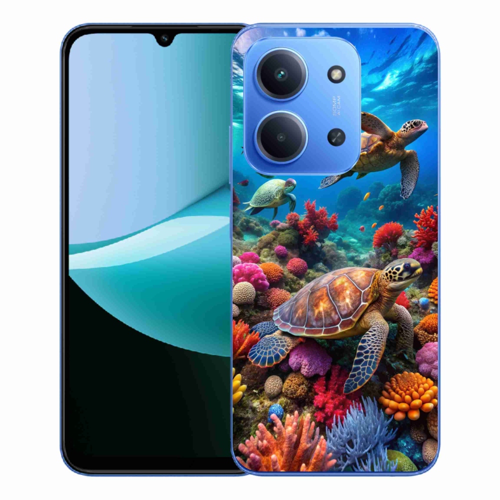 Gélový kryt mmCase na Xiaomi Redmi 15C 4G/5G (173mm) - morský svet 2