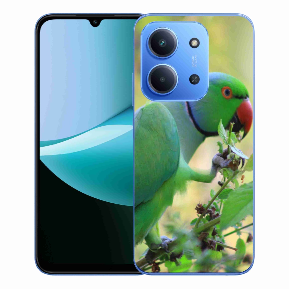 Gélový kryt mmCase na Xiaomi Redmi 15C 4G/5G (173mm) - papagáj Alexandr
