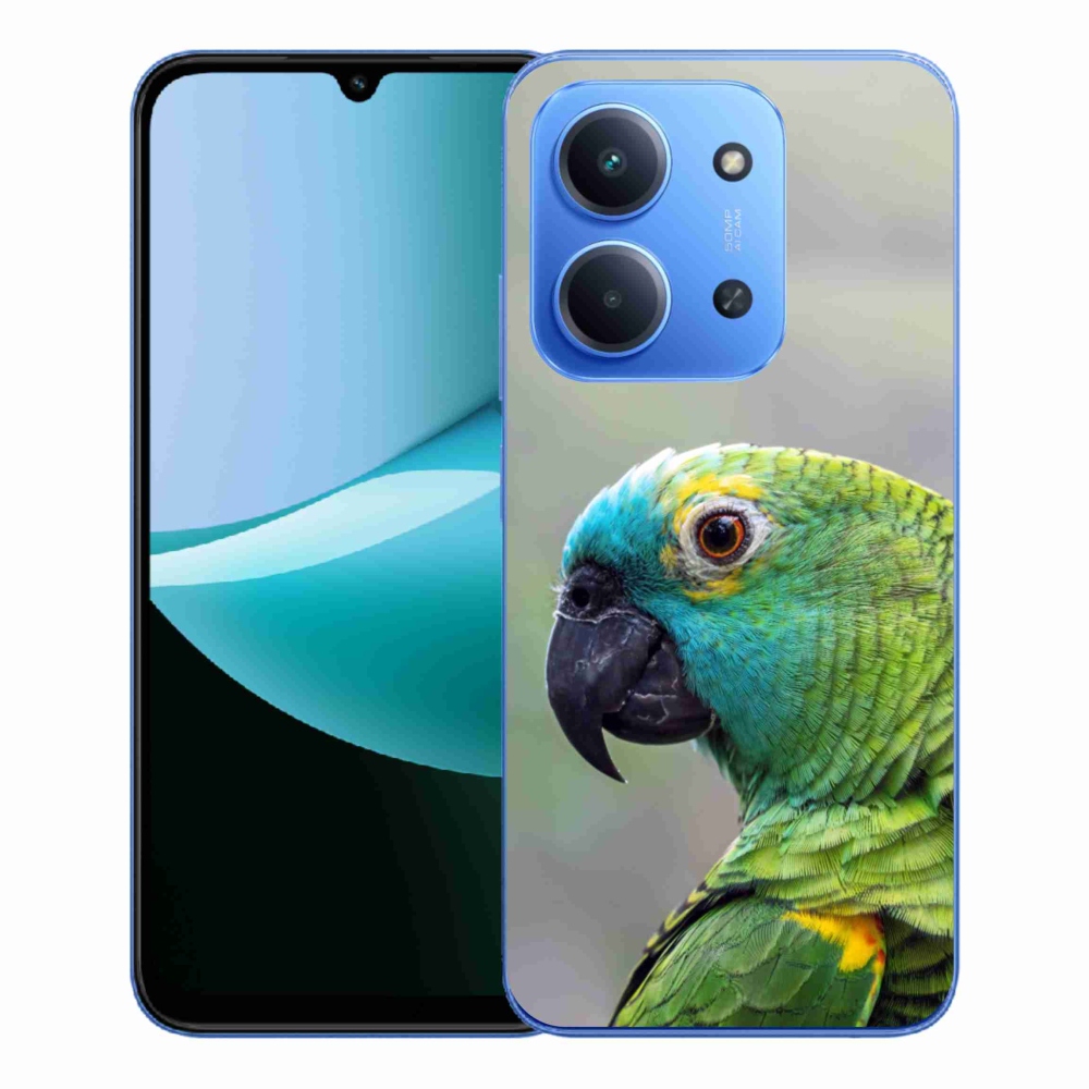 Gélový kryt mmCase na Xiaomi Redmi 15C 4G/5G (173mm) - papagáj amazoňan