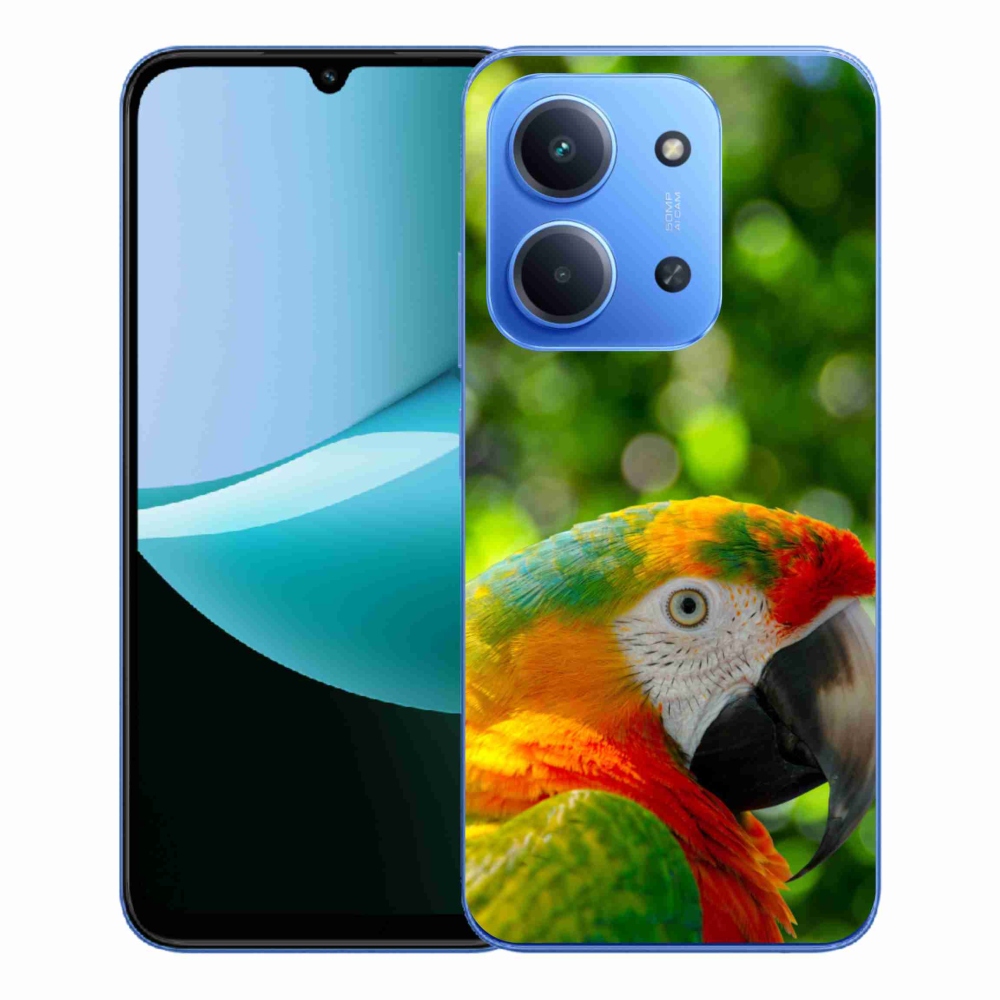 Gélový kryt mmCase na Xiaomi Redmi 15C 4G/5G (173mm) - papagáj ara 3