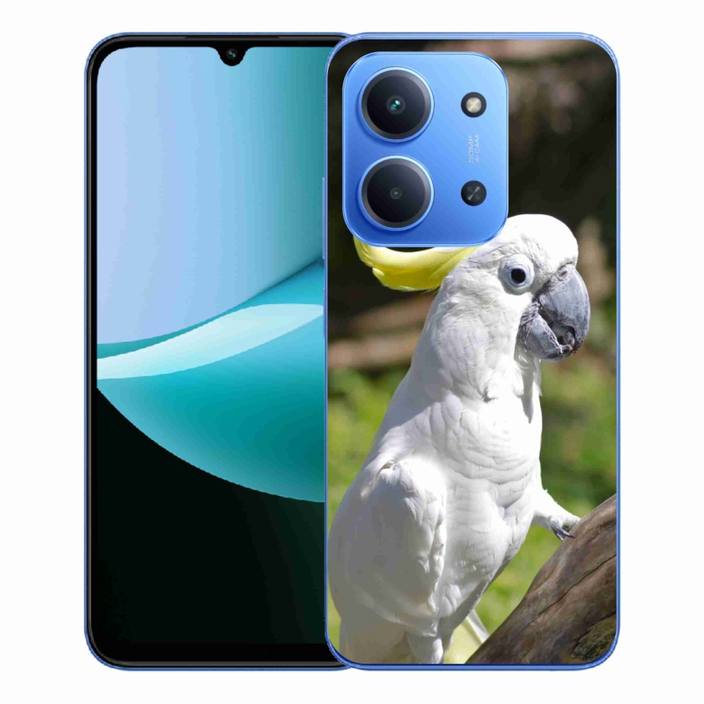 Gélový kryt mmCase na Xiaomi Redmi 15C 4G/5G (173mm) - papagáj kakadu 2