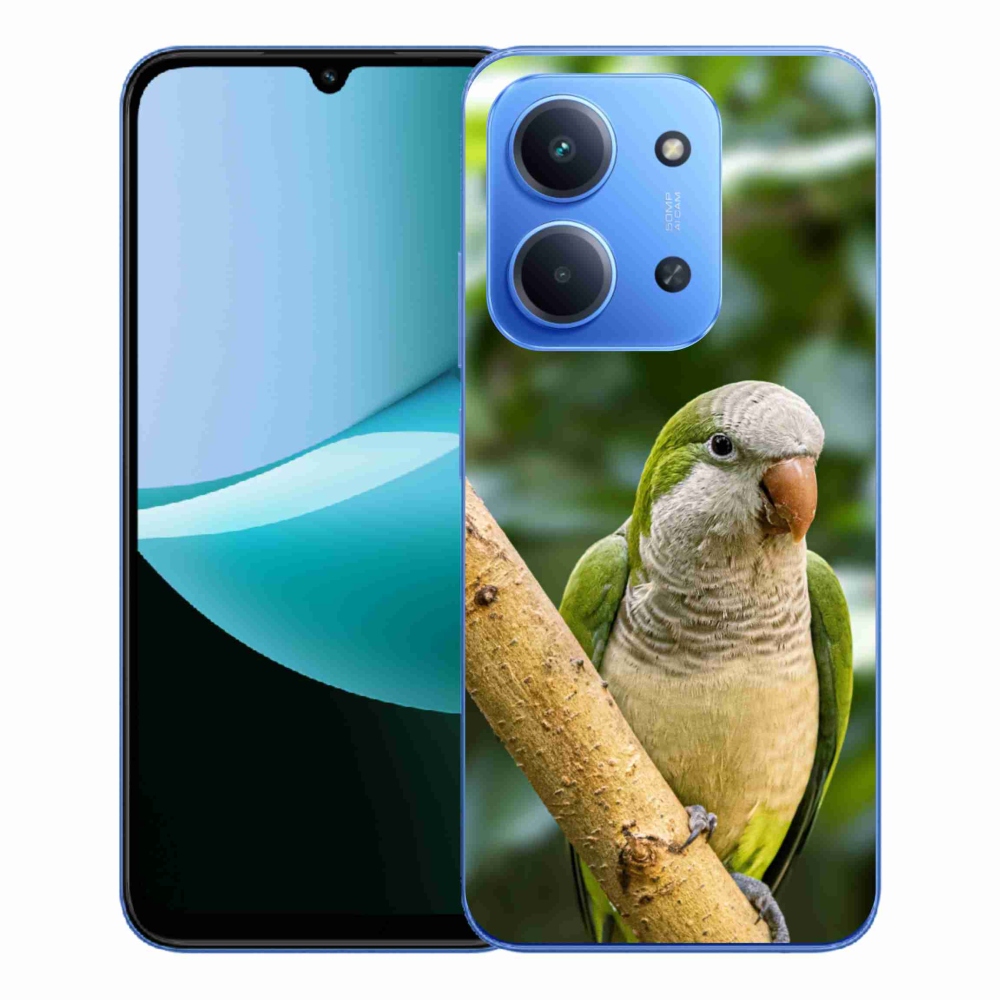 Gélový kryt mmCase na Xiaomi Redmi 15C 4G/5G (173mm) - papagáj mníšok
