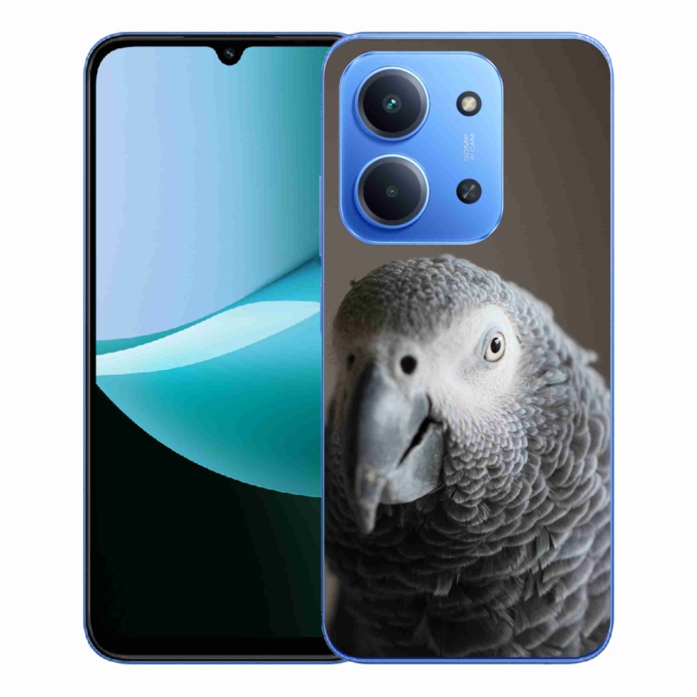 Gélový kryt mmCase na Xiaomi Redmi 15C 4G/5G (173mm) - papagáj žako 2