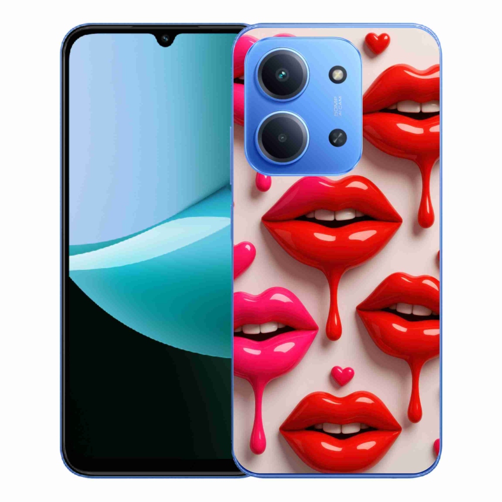 Gélový kryt mmCase na Xiaomi Redmi 15C 4G/5G (173mm) - pery 2