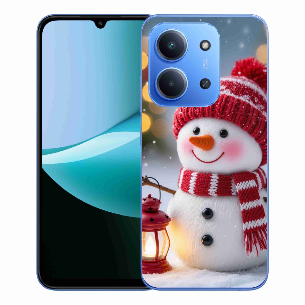 Gélový kryt mmCase na Xiaomi Redmi 15C 4G/5G (173mm) - snehuliak 2