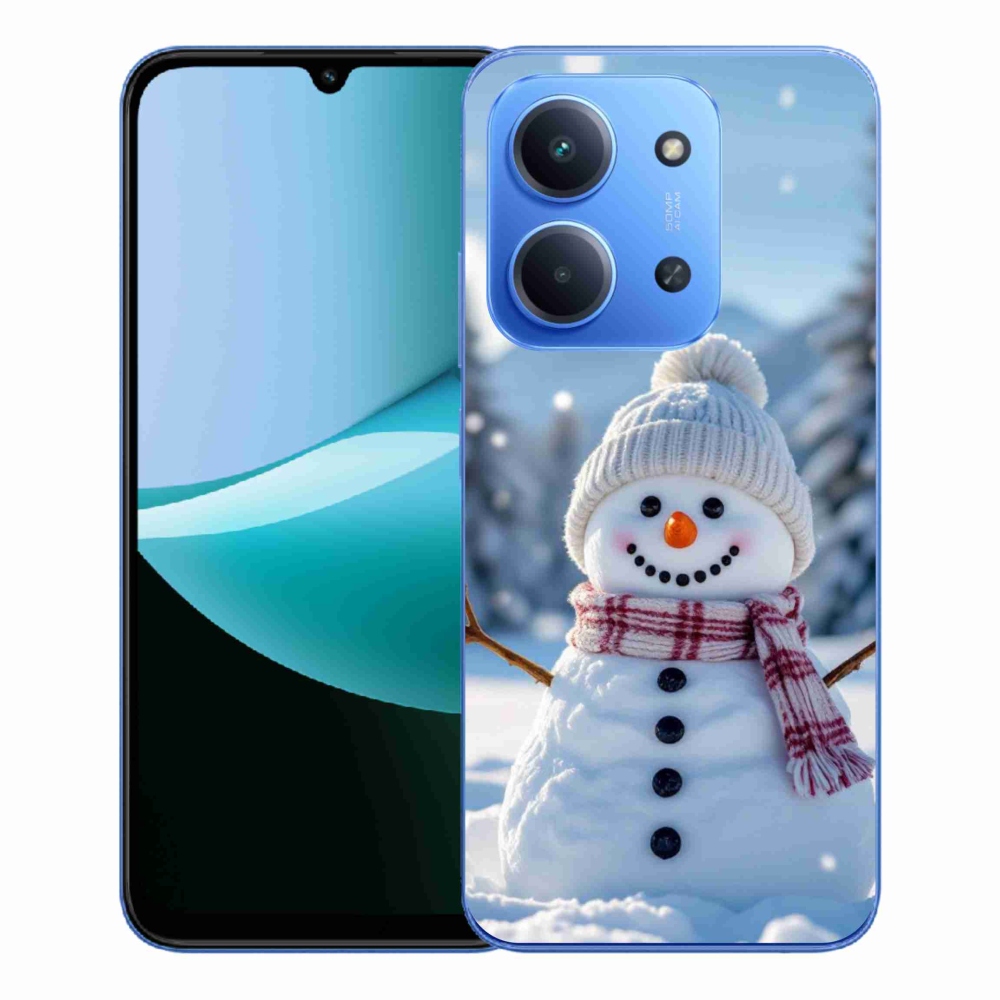 Gélový kryt mmCase na Xiaomi Redmi 15C 4G/5G (173mm) - snehuliak 3