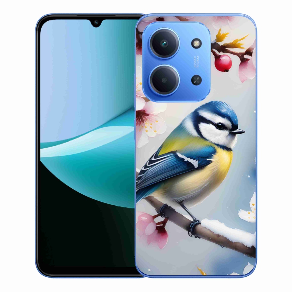 Gélový kryt mmCase na Xiaomi Redmi 15C 4G/5G (173mm) - sýkorka