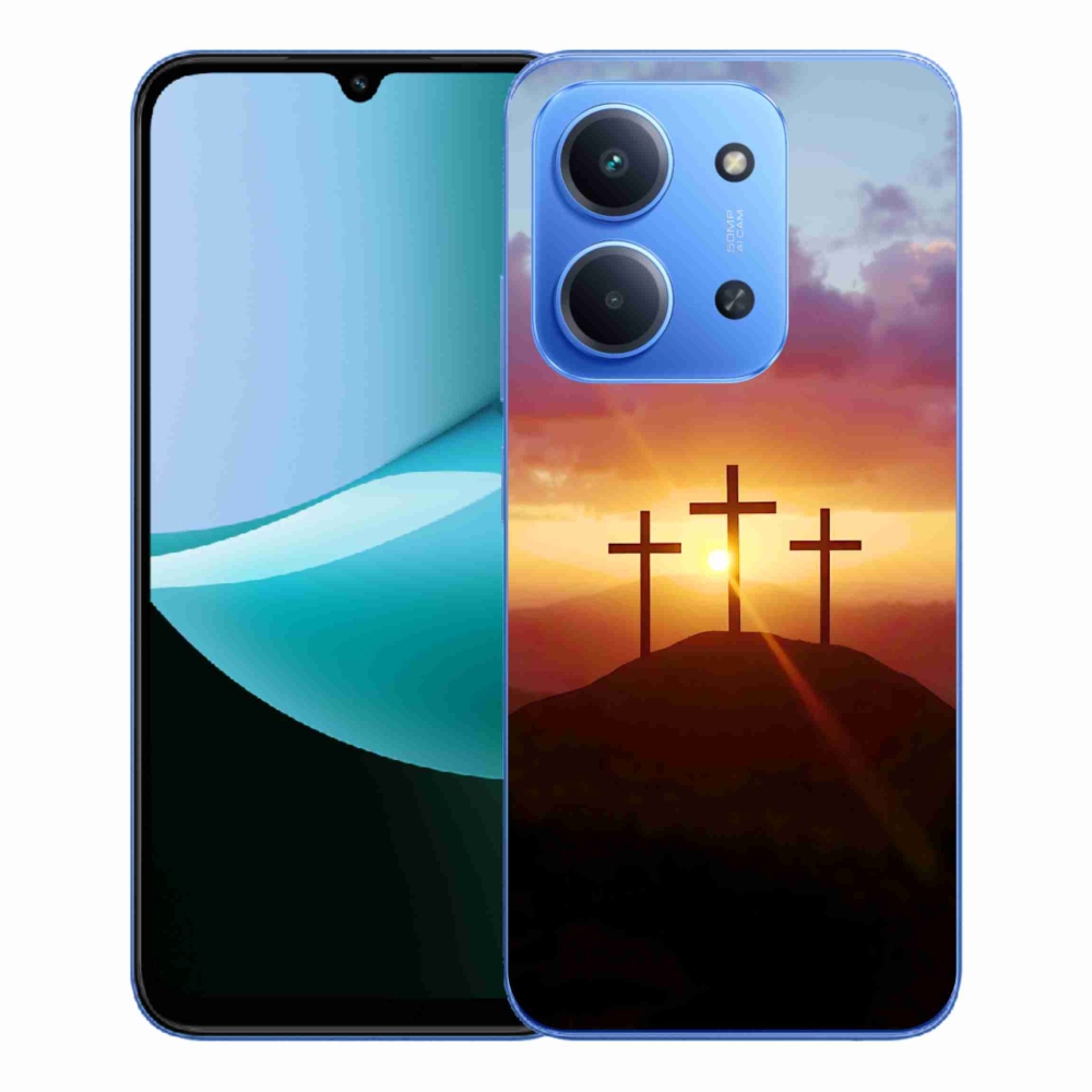 Gélový kryt mmCase na Xiaomi Redmi 15C 4G/5G (173mm) - tri kríža