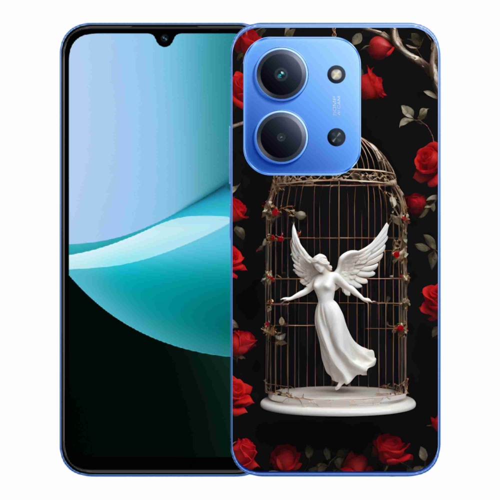Gélový kryt mmCase na Xiaomi Redmi 15C 4G/5G (173mm) - uväznený anjel
