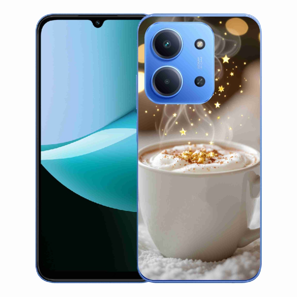 Gélový kryt mmCase na Xiaomi Redmi 15C 4G/5G (173mm) - vianočný horúci nápoj