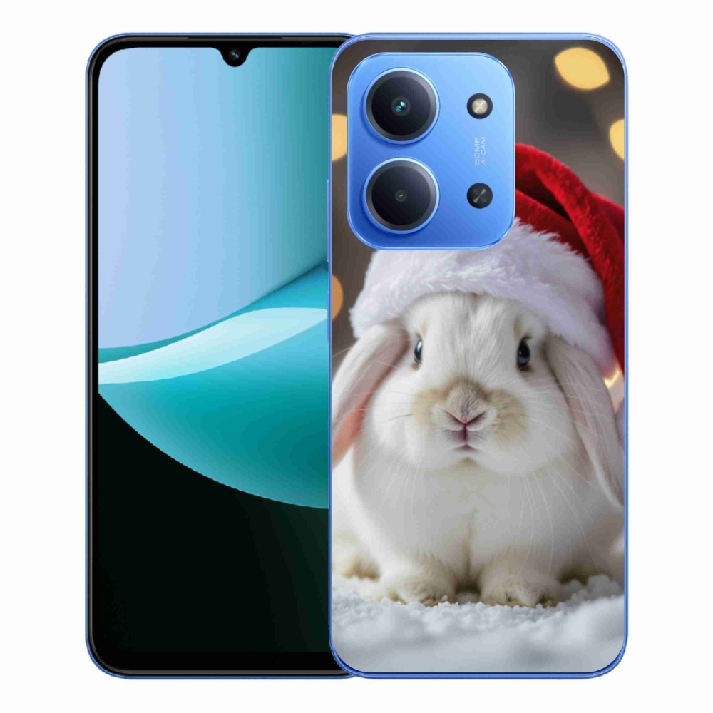 Gélový kryt mmCase na Xiaomi Redmi 15C 4G/5G (173mm) - vianočný králik