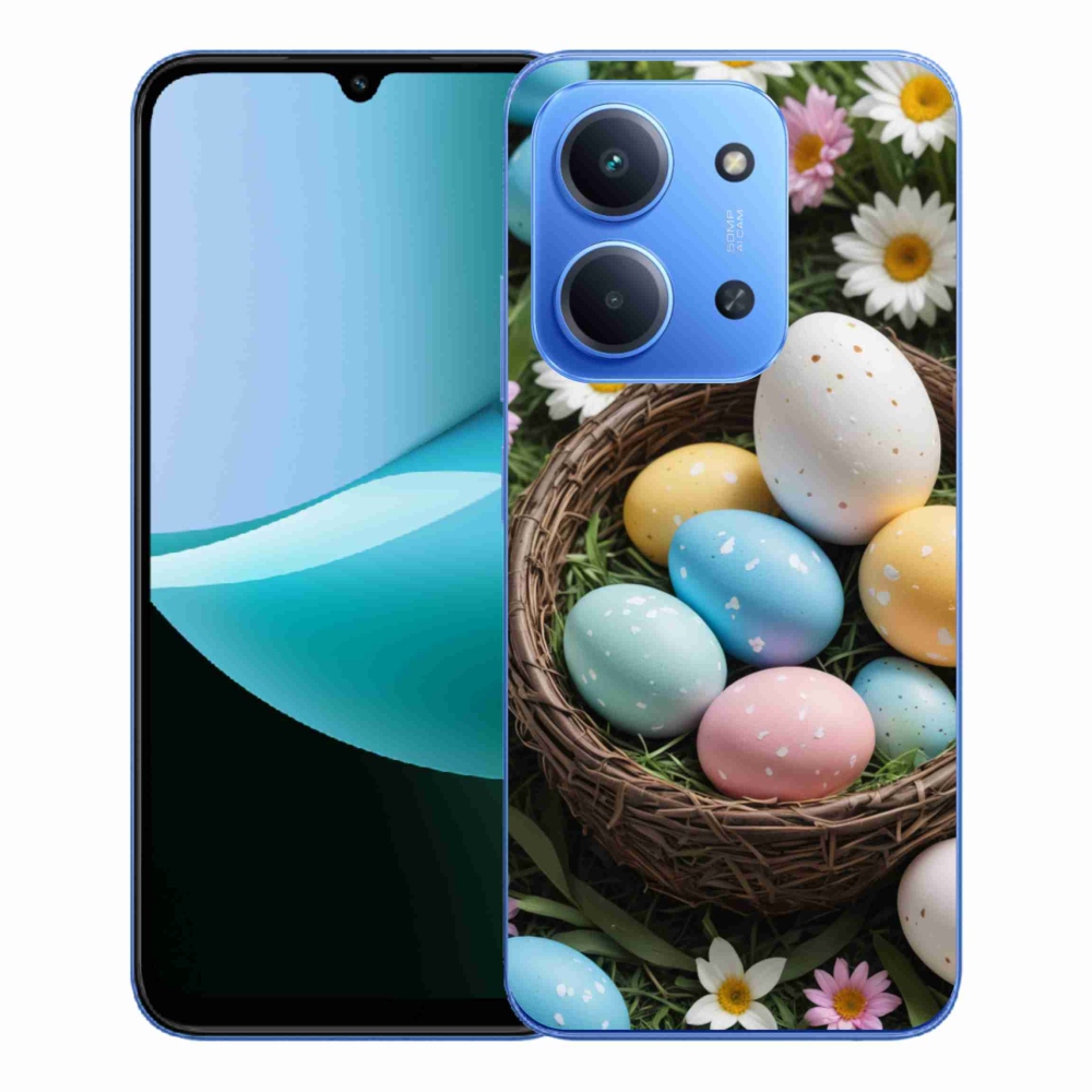 Gélový kryt mmCase na Xiaomi Redmi 15C 4G/5G (173mm) - veľkonočné vajíčka 2