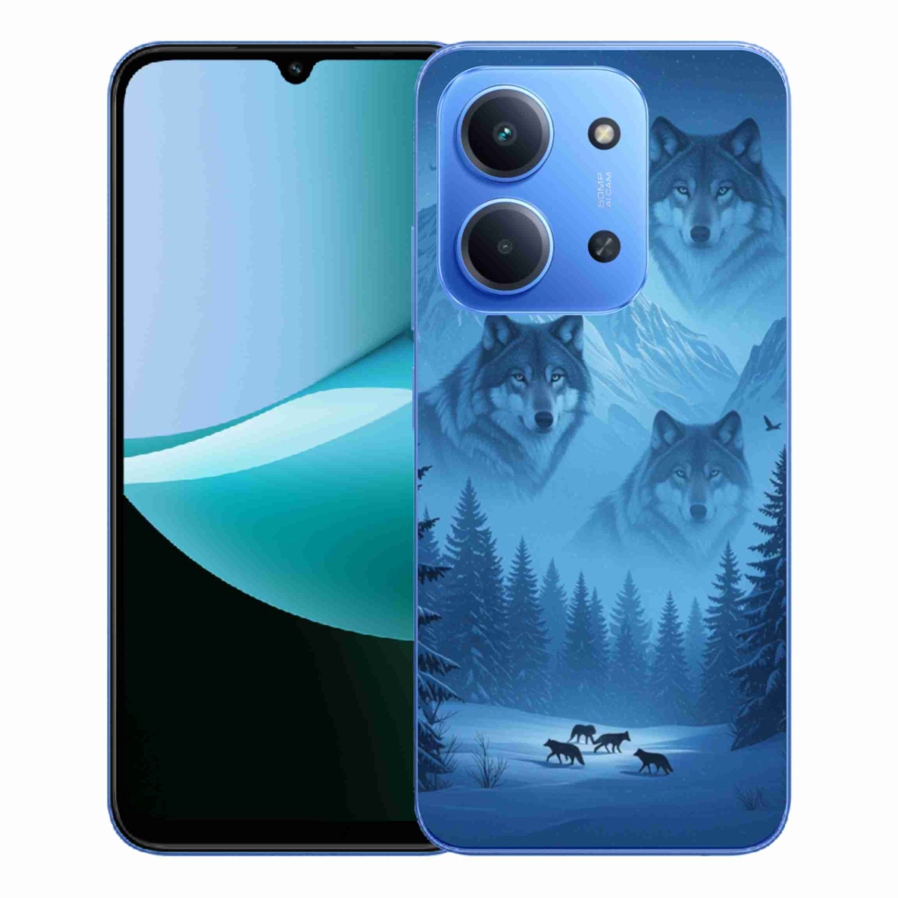 Gélový kryt mmCase na Xiaomi Redmi 15C 4G/5G (173mm) - vlčia svorka