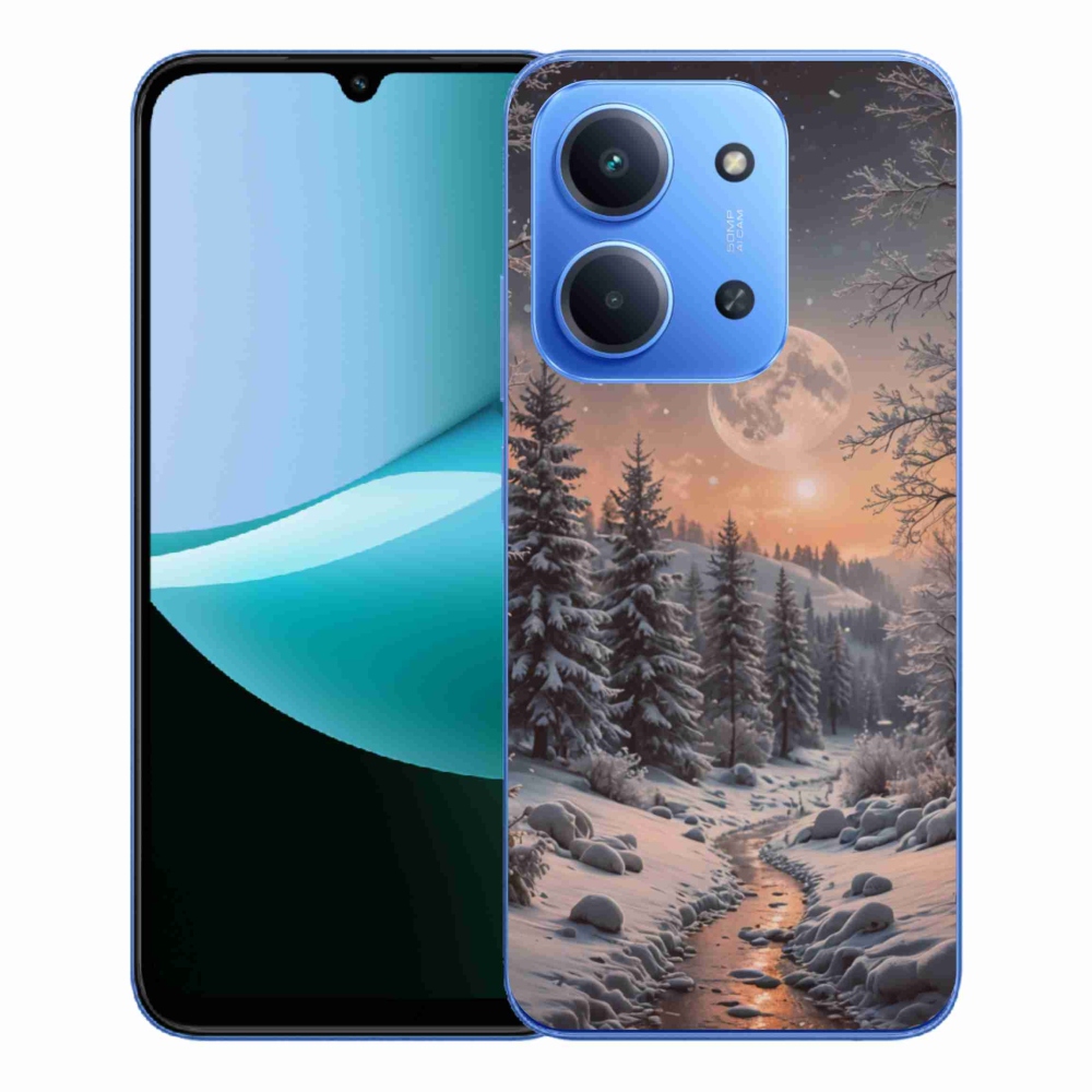 Gélový kryt mmCase na Xiaomi Redmi 15C 4G/5G (173mm) - zimná krajina 2