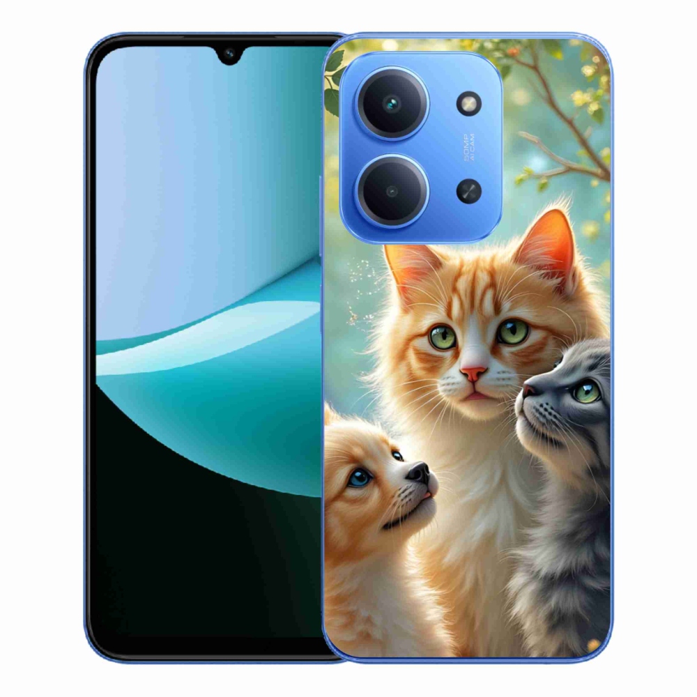 Gélový kryt mmCase na Xiaomi Redmi 15C 4G/5G (173mm) - zvieracie priateľstvo 2