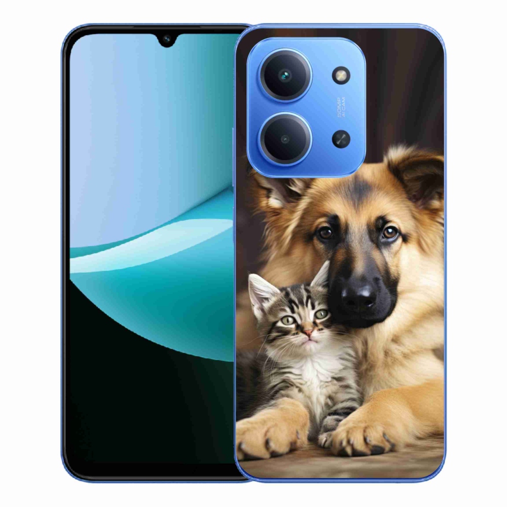 Gélový kryt mmCase na Xiaomi Redmi 15C 4G/5G (173mm) - zvieracie priateľstvo