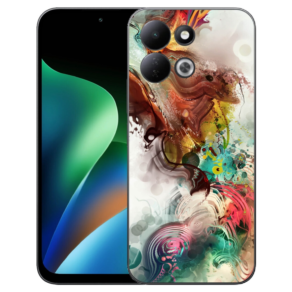 Gélový kryt mmCase na Xiaomi Redmi 17 4G/5G - abstrakt 1