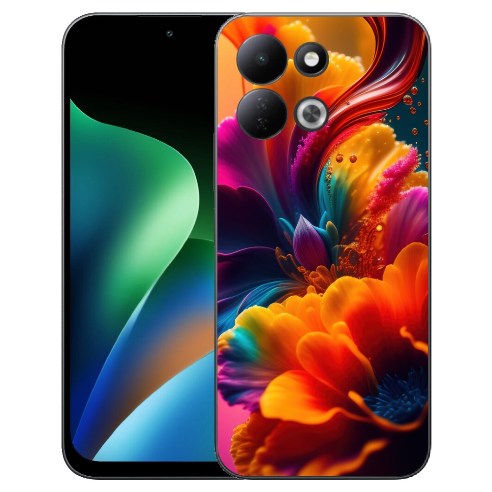 Gélový kryt mmCase na Xiaomi Redmi 17 4G/5G - abstraktný motív 2