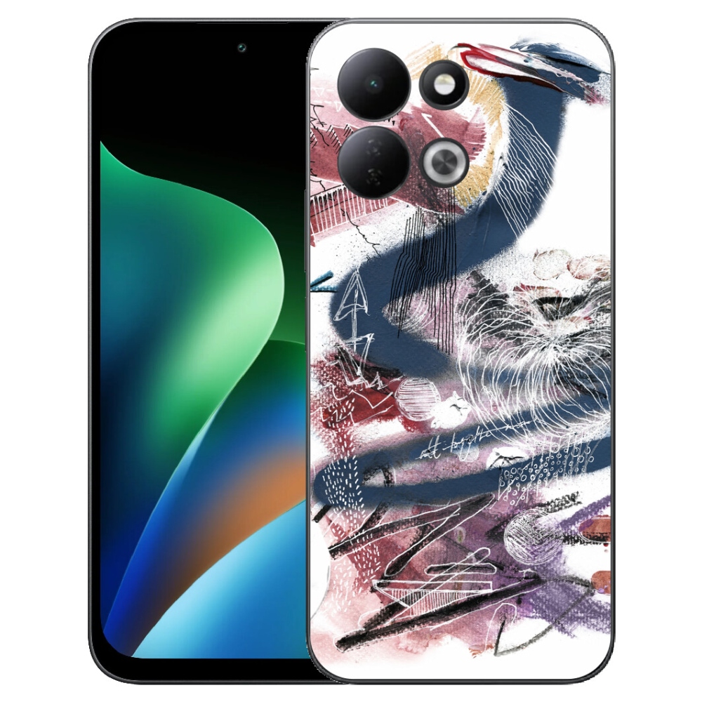 Gélový kryt mmCase na Xiaomi Redmi 17 4G/5G - abstraktný motív 28