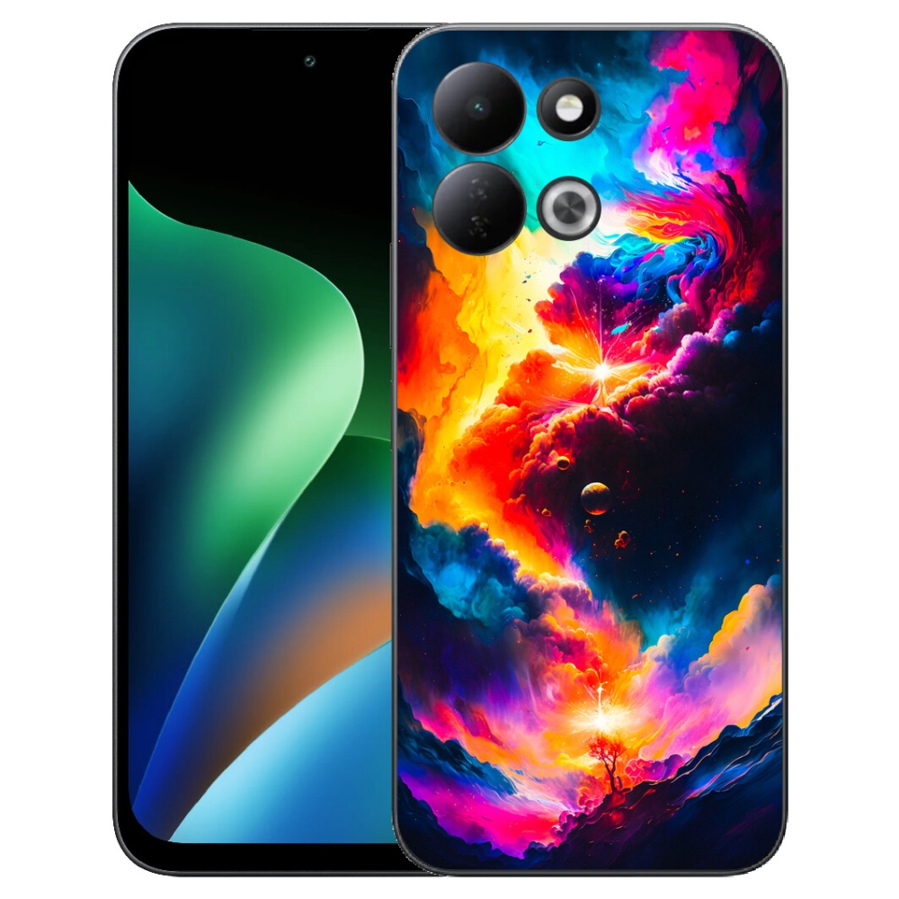Gélový kryt mmCase na Xiaomi Redmi 17 4G/5G - abstraktný motív