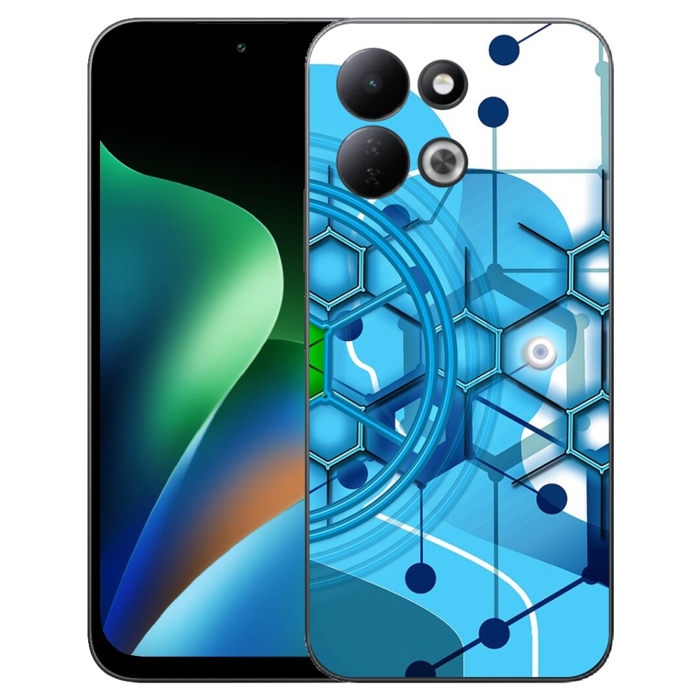 Gélový kryt mmCase na Xiaomi Redmi 17 4G/5G - abstraktný vzor 2