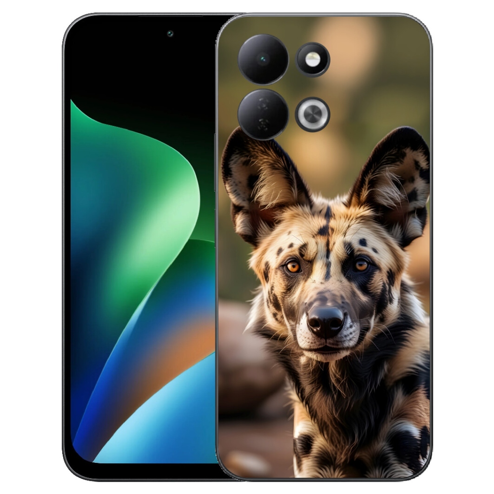 Gélový kryt mmCase na Xiaomi Redmi 17 4G/5G - africký divoký pes