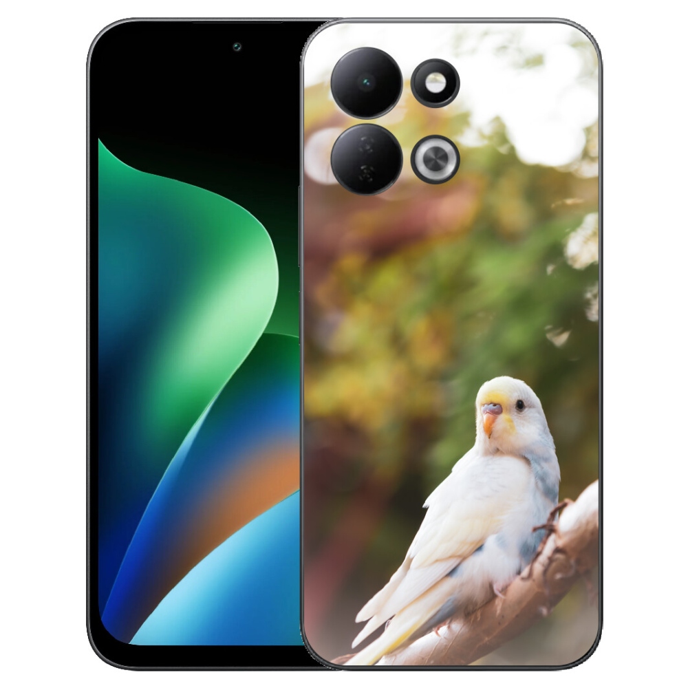 Gélový kryt mmCase na Xiaomi Redmi 17 4G/5G - andulka biela