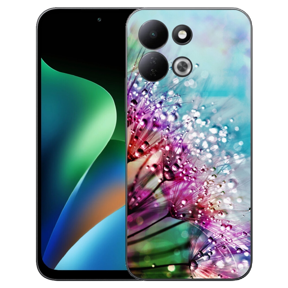 Gélový kryt mmCase na Xiaomi Redmi 17 4G/5G - farebné kvety