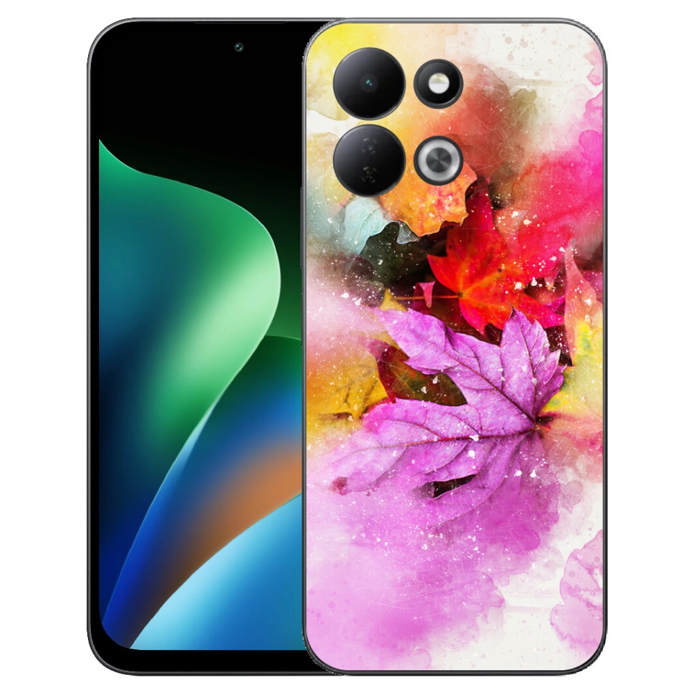 Gélový kryt mmCase na Xiaomi Redmi 17 4G/5G - farebné listy