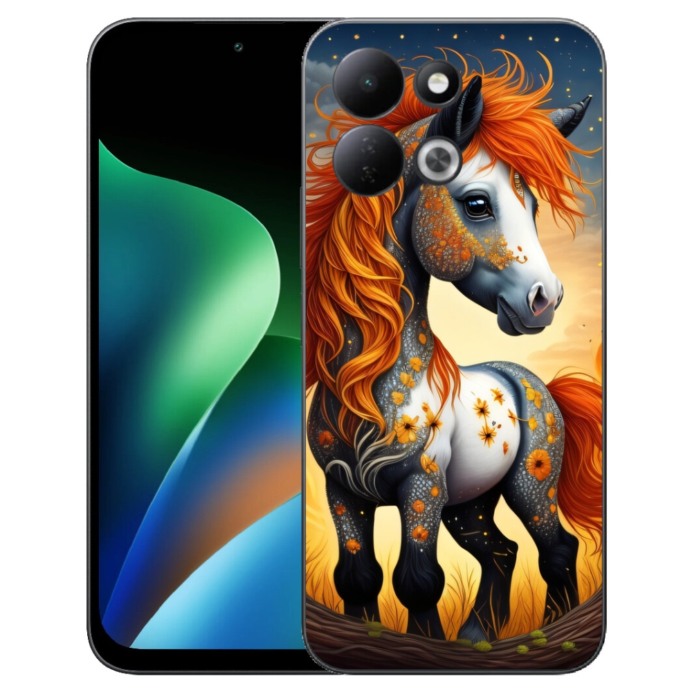 Gélový kryt mmCase na Xiaomi Redmi 17 4G/5G - farebný poník