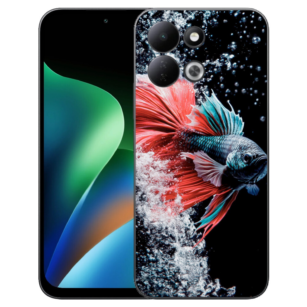 Gélový kryt mmCase na Xiaomi Redmi 17 4G/5G - bojovníčka pestrá