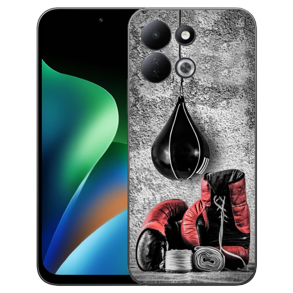 Gélový kryt mmCase na Xiaomi Redmi 17 4G/5G - boxovacie vrece a rukavice