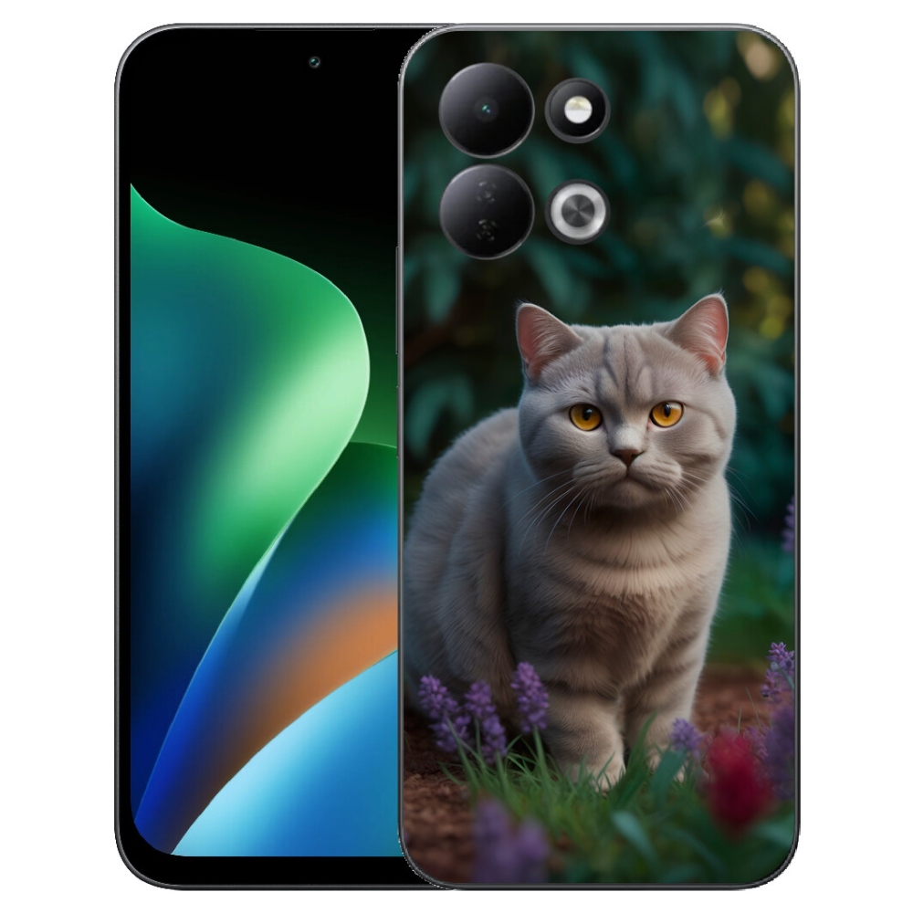Gélový kryt mmCase na Xiaomi Redmi 17 4G/5G - britská mačka