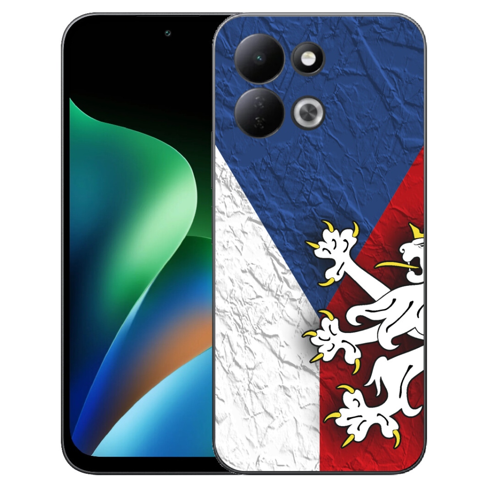 Gélový kryt mmCase na Xiaomi Redmi 17 4G/5G - česká vlajka 1