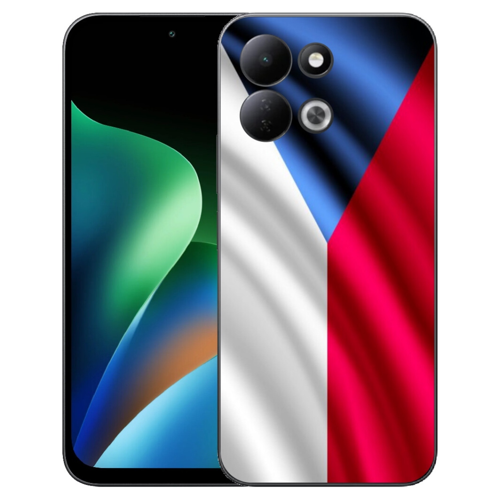 Gélový kryt mmCase na Xiaomi Redmi 17 4G/5G - česká vlajka