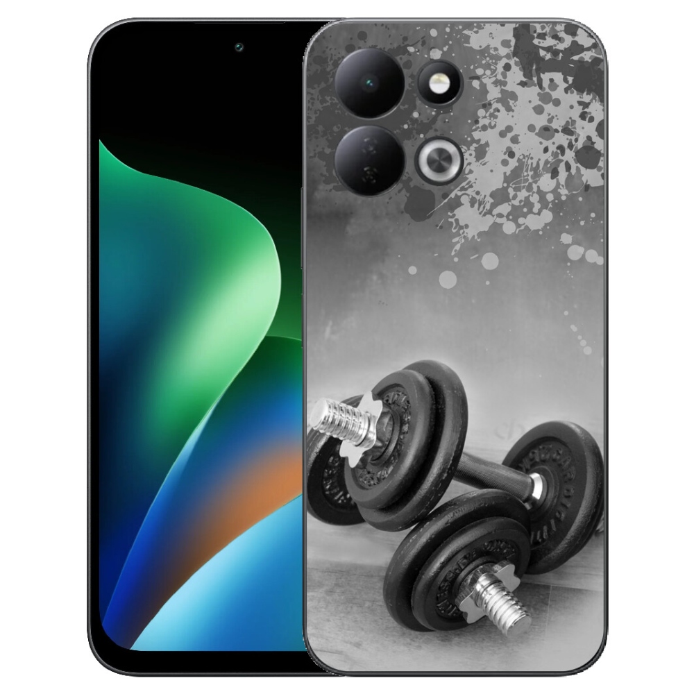 Gélový kryt mmCase na Xiaomi Redmi 17 4G/5G - činky 1