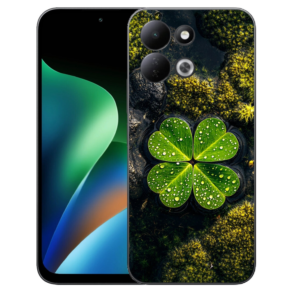 Gélový kryt mmCase na Xiaomi Redmi 17 4G/5G - štvorlístok