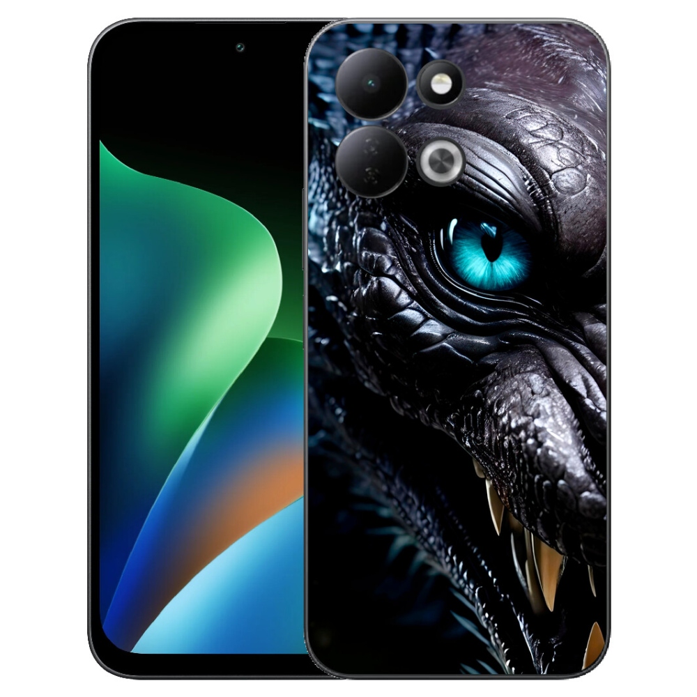 Gélový kryt mmCase na Xiaomi Redmi 17 4G/5G - dračí pohľad
