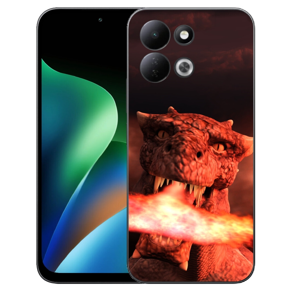 Gélový kryt mmCase na Xiaomi Redmi 17 4G/5G - drak
